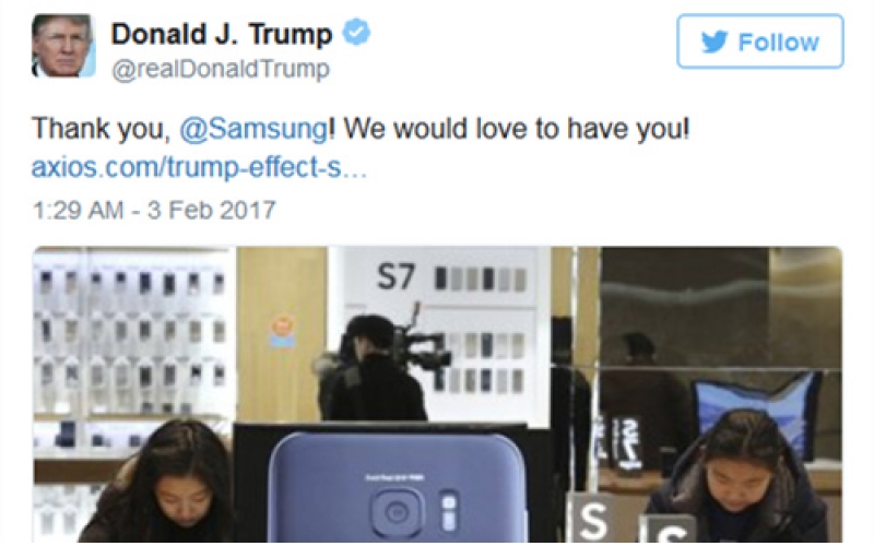 三星確定在美投產(chǎn)，是迫于特朗普壓力？